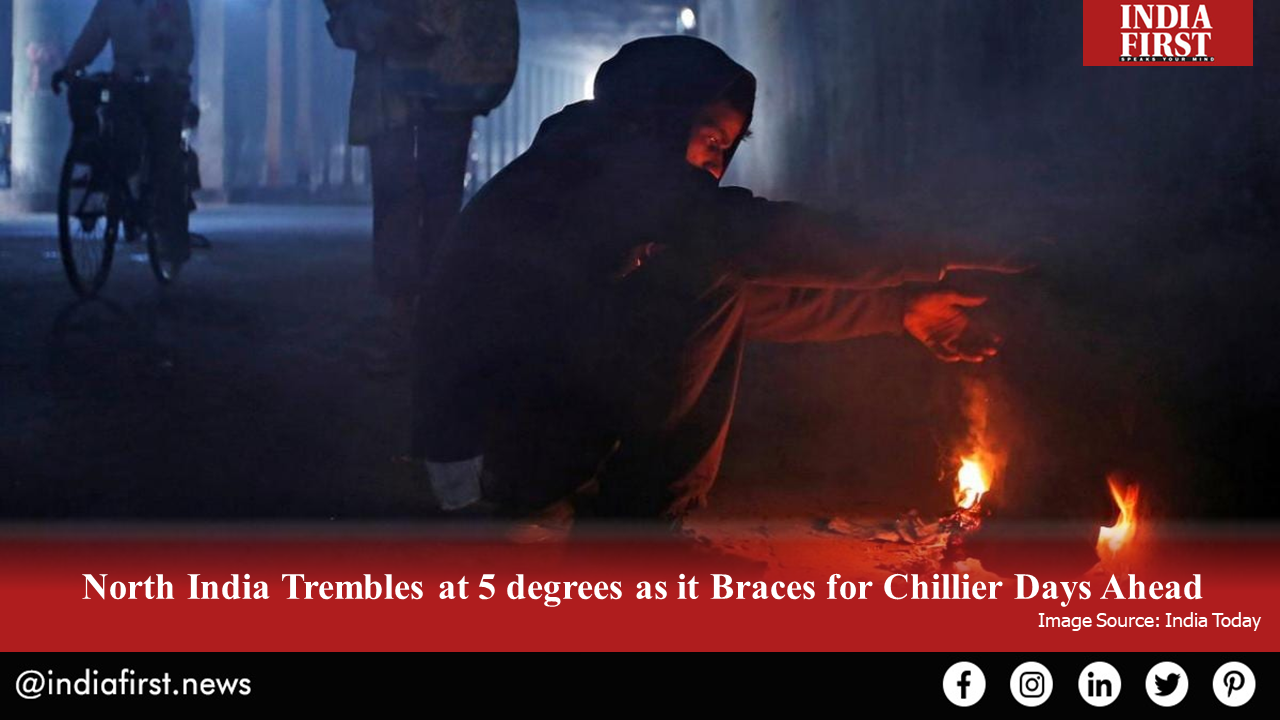 North India Trembles at 5 degrees