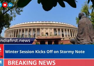 Winter Session Kicks Off on Stormy Note