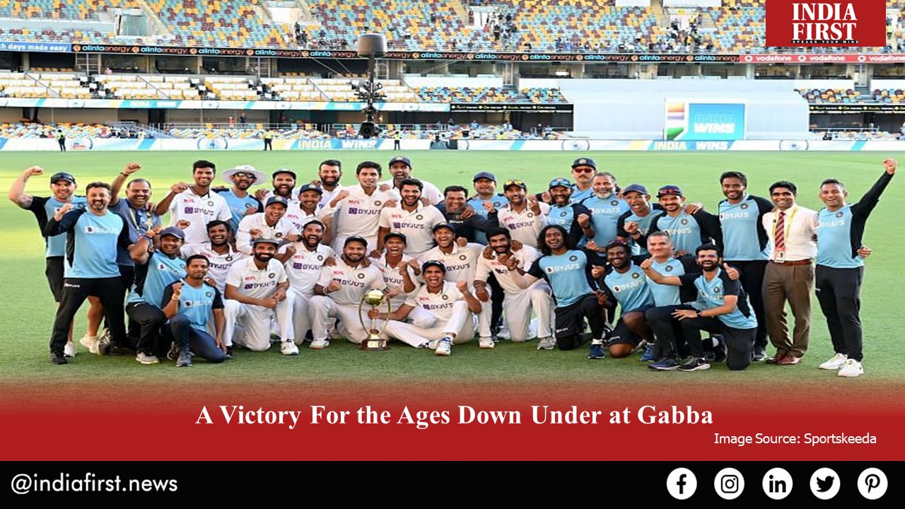 India's victory- Gabba