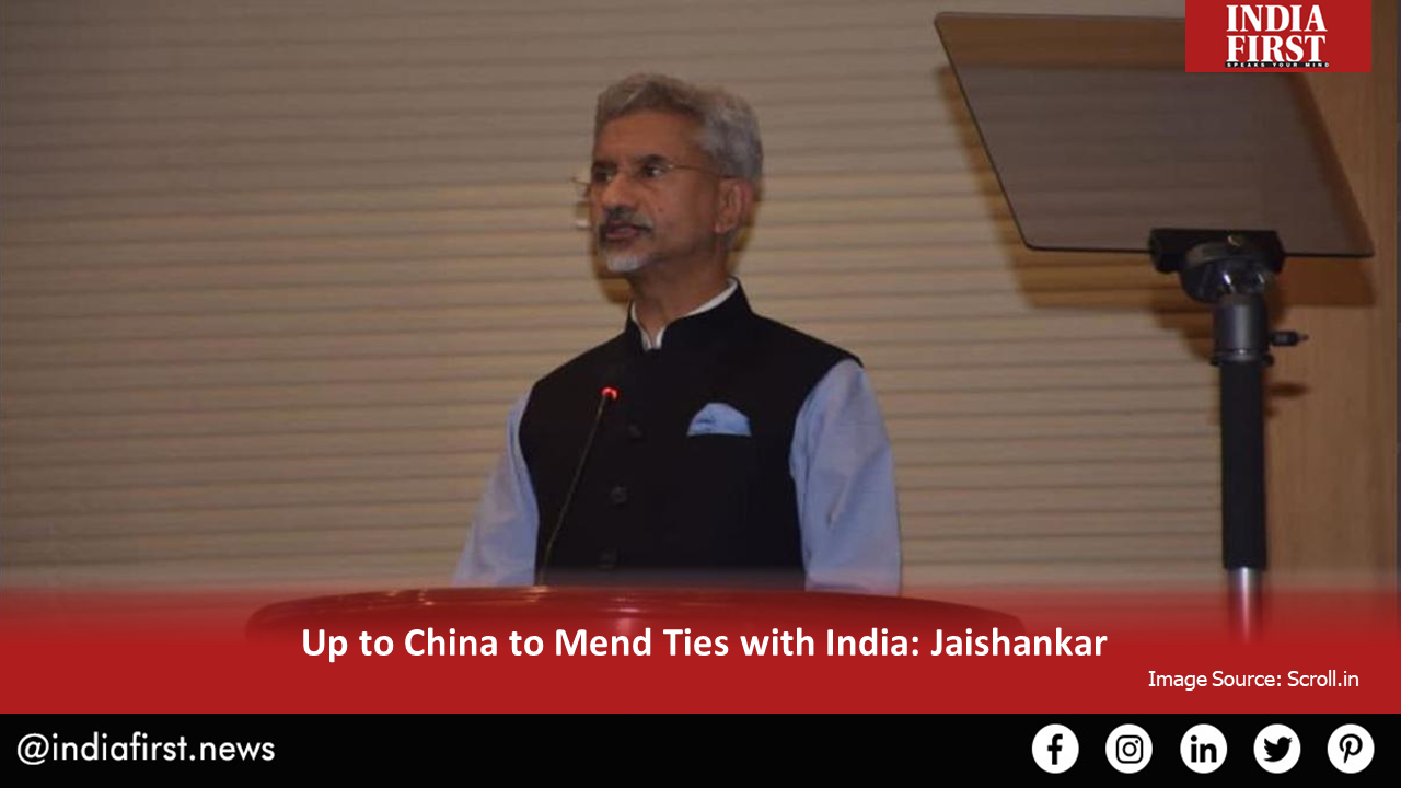 Up to China to Mend Ties with India