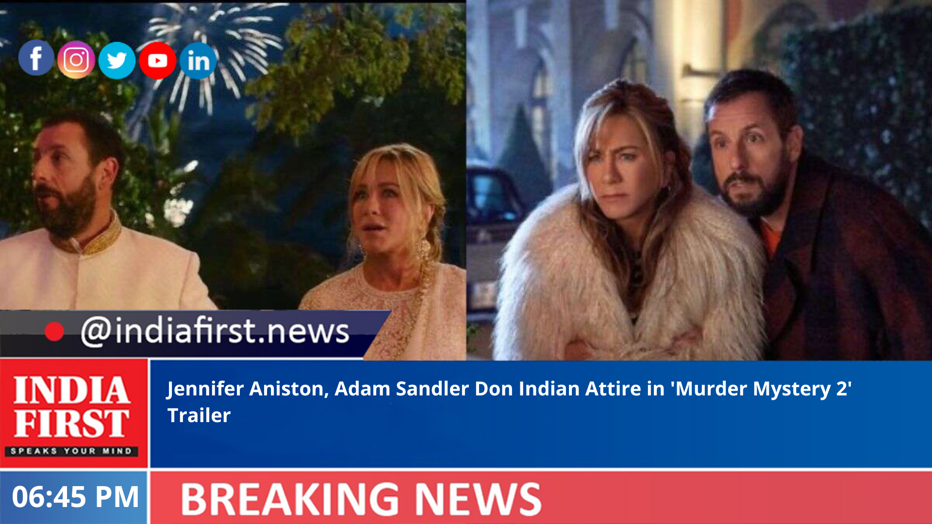 Jennifer Aniston, Adam Sandler on Indian wedding scene in Murder Mystery 2,  say 'it was longest to shoot' - India Today